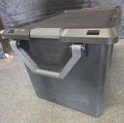32gal XL Wheeled Latching Storage Tote Black – Brightroom