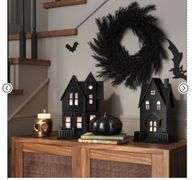 Large Haunted House Figurine Black - Threshold