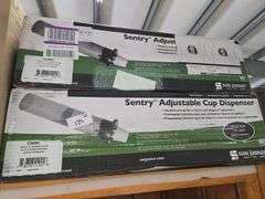 (2) Sentry Adjustable Cup Dispensers