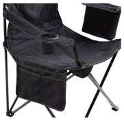 Coleman Portable Camping Chair with 4-Can Cooler, Cushioned Seat & Back with Side Pockets & Cup Holder, Carry Bag Included, Great for Camping, Tailgating, Firepits, Patio, & More