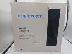 24pk Wood Suit Hangers - Brightroom
