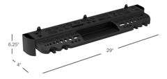 Tool Storage Shelf Wall Mount Utility Shelf Organizer Rack Has 61 Slots, 4 Hooks, 2 Compartments Garage Shelving and Tool Organizers by Stalwart