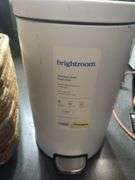 Brightroom Stainless steel trash can (3.1 gallon) and threshold woven basket (15x14)