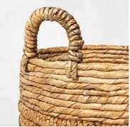 Large Natural Woven Round Basket - Threshold