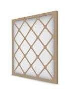 Set of 12 Mann+Hummel 24x24x1 Fiberglass One Side Die Cut