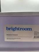 Modern Short Narrow Drawer White 1pc - Brightroom™