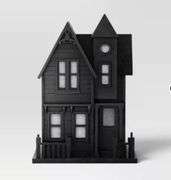 Large Haunted House Figurine Black - Threshold™