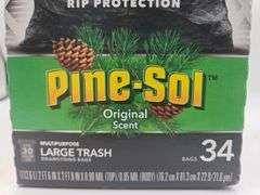 Glad Forceflex Pine Sol Original Scent Trash Bags 34ct (30 Gallon)