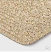 Natural Woven Rectangular Braided Outdoor Rug Heathered Cream - Threshold 7'x10'
