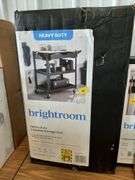 3 Tier Metal Rolling Service Cart - Brightroom
