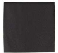 Hoffmaster 125070 Black Flat Pack Linen-Like Napkin, 16" x 16" - 500/Case