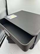 (2) 2 Drawer Decorative Fabric Box Charcoal - Brightroom: Rectangle, Paper & Polyester, Spot Clean, 6"x10"x13"