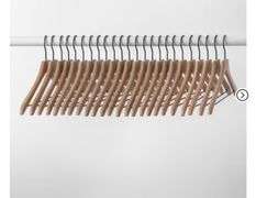 24pk Wood Suit Hangers - Brightroom™