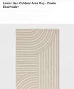 Linear Geo Outdoor Area Rug - Room Essentials 3'11"x5'5"