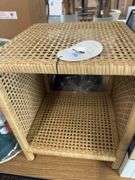 Square Weybridge Shelf Patio Accent Table Brown - Threshold™