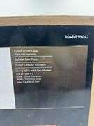 21/4” Side Glass, Cases White Glass