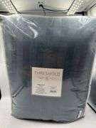 3pc Luxe Striped Damask Comforter and Sham Set - Threshold, Full/Queen