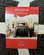 Opalhouse Twin/Twin Extra Long Geo Quilt and Sham Set Dark Gray