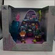 Disney Store Official The Little Mermaid Ariel's Grotto Playset - Fun Girl Toys, Mini Figures Set - Includes Flounder, Sebastian, Treasures & More - Perfect for Fans of Ariel