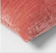 2pk Velvet Rib Textured Square Throw Pillow - 24"x24" Pink Threshold