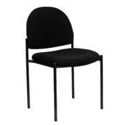 Flash Furniture Modern Black Fabric Accent Chair