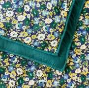 Opalhouse Jungalow Blue Green Floral Printed Twin size Quilt Sham Set
