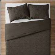Opalhouse Twin/Twin Extra Long Geo Quilt and Sham Set Dark Gray