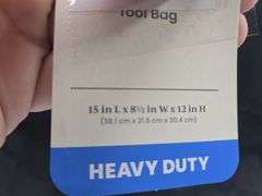 Brightroom Heavy Duty Tool Bag
