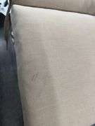 READ! (2) Arden Outdoor Midback Chair Cushion, 18 x 16.5, Rain-Proof, Fade Resistant-Tan Leala