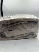 California King - California King 6pc 400 Thread Count Damask Solid Sheet Set Natural