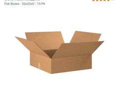 Flat Boxes - 20x20x6", 15/Pk