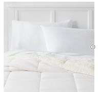 Faux Shearling Washed Microfiber Reversible Comforter - Room Essentials