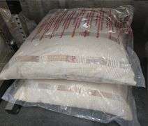 (2) Oversized Threshold Woven Striped Square Pillows