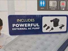 Serta Perfect Sleeper Raised Queen Comfort Top Inflatable Mattress 18in High