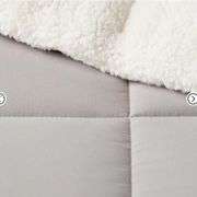 Faux Shearling Washed Microfiber Reversible Comforter Twin/XL
