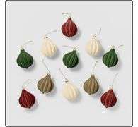 Set of 11 Velvet Decorative Ornaments - Threshold designed with Studio McGee