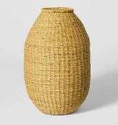 Threshold Studio McGee Elephant Grass Vase Indoor Decorative Height Natural 16"