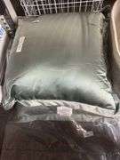 Set of 2 24"x24" Luxe Euro Sateen with Velvet Trim Decorative Pillow - Threshold™