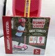 Radio Flyer Grow With Me Beginner Kids' Kick Scooter, pink