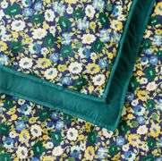 Opalhouse Jungalow Blue Green Floral Printed Twin size Quilt Sham Set