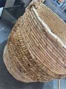 Large Natural Woven Round Basket - Threshold