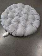 Papasan Cushion, 48 in x 48 in x 4 in, Silver