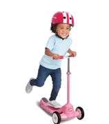 Radio Flyer Grow With Me Beginner Kids' Kick Scooter, pink