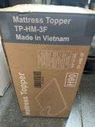 Mattress Topper Full, 3 Inch Gel Memory Foam Bed Topper for Full Size Bed, Blue