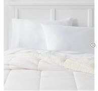 Faux Shearling Washed Microfiber Reversible Comforter - Room Essentials, TWIN/XL TWIN