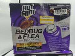 (2) Hot Shot Bed Bug & Flea Fogger 3pk Each