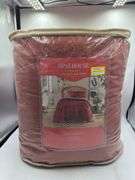 Opalhouse Twin/Twin Extra Long Geo Sun Print Comforter and Sham Set Orange/Fuschia