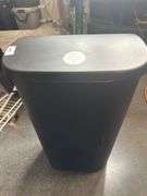 11.3gal Lift Top Waste Basket Black - Brightroom™: Kitchen Trash Can, Fingerprint-Resistant, Indoor Trash Bin