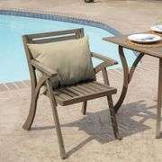 (2) Arden Outdoor Cushion Pillow Back, 23 x 17, Rain-Proof, Fade Resistant Tan Leala
