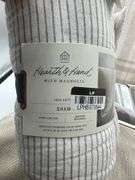 Misc lot- see pictures, Hearth & Hand standard size sham, 84” Threshold blackout curtains-2 panels and 18”x18” tonal plaid pillow